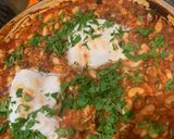 A picture of step 4 of Smokey bean stew with cod.