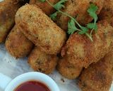 A picture of step 6 of Chicken Potato Croquettes😋.