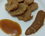 Foto langkah ke 6 dari resep Mushroom cake crispy with curry saos (baso jamur crispy kuah kar.
