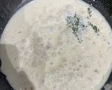 A picture of step 4 of Sautéed scallops with roe sauce.