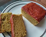 Foto del paso 9 de la receta: Torta 🍰vegana de banana🤪 con dulce de guayaba🍯🍌🍊