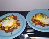 A picture of step 4 of ShakShuka.