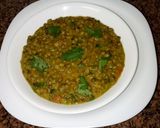 A picture of step 4 of Green grams curry #4week challenge.