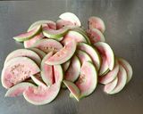 A picture of step 2 of Guava Carpaccio with feta (No Cook Recipe).