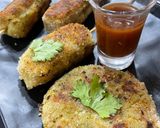 A picture of step 10 of Spinach Cutlet.
