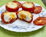 Foto del paso 2 de la receta: Tomates rellenos de huevo y queso al horno