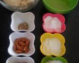 A picture of step 4 of Khoya malai khaja.