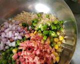 A picture of step 3 of Mix Vegetable Vermicelli idli.