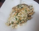 Foto del paso 2 de la receta Pechuga al ajillo a la plancha con pasta al queso