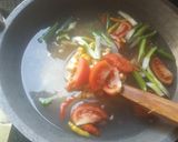 Foto langkah ke 4 dari resep Sayur Kuah Bening (Bayam Merah + Jagung Manis).