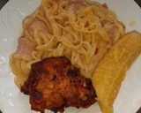 Foto del paso 4 de la receta: Pasta de leche con salchichas