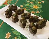 Une image de l'étape 8 de Minis pains de viande au bœuf,aubergine,curry et olives.