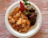 A picture of step 5 of Chayote - Irish Potatoes served with Mbuzi Ulaya#authormarathon#.
