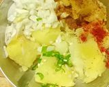A picture of step 1 of Sindhi Street Food Butter Papdi Chaat.