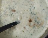 A picture of step 3 of Methi malai mutter.