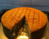 Gambar langkah 4 resipi Banana Cake.