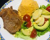 Foto del paso 3 de la receta: Churrasco a la Plancha con Ensalada y Puré de Polenta!