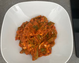 Foto del paso 3 de la receta: Judías verdes plana con tomate frito receta dulce