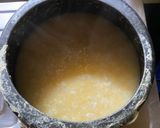A picture of step 1 of Ven Pongal - a popular Indian breakfast.