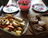 Foto del paso 16 de la receta: Todo tostau, menos el pan y la ensalada