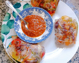 Foto del paso 9 de la receta: Obleas de arroz rellenas 🌯 de verduras con mojo picón 🌶️🌶️🌶️