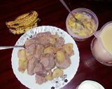 A picture of step 1 of Wet fry nduma#mycreativearrowrootrecipecontest.