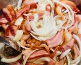 A picture of step 2 of Thanksgiving Bacon 🥓 Brussel Sprouts.