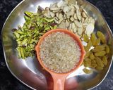 A picture of step 1 of Gond dryfruits laddu.