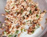 A picture of step 2 of Stuffed paratha with leftover rice.