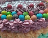 Foto langkah ke 7 dari resep Kue Ulang Tahun Pemula Coklat.