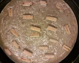 A picture of step 4 of Oats chocolate cake.