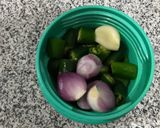 Foto langkah ke 1 dari resep Cumi asin sambel ijo.