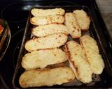 A picture of step 5 of In a Pinch Garlic Cheesy Bread.