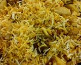 A picture of step 5 of Student Biryani (Beef Biryani).