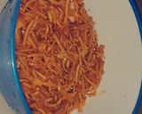 A picture of step 1 of Chinese bhel.