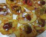 Grilled Aloo slice chaat recipe step 2 photo