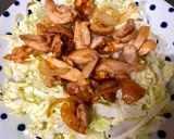 A picture of step 4 of Teriyaki Chicken with Poached Egg.