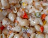 A picture of step 8 of White Sauce Pasta.