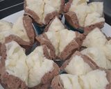 Foto langkah ke 3 dari resep Bolu kukus super lembut merekah simple antigagal.