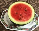 A picture of step 1 of Watermelon Salad.