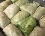 A picture of step 3 of Boudin Stuffed Cabbage Rolls.