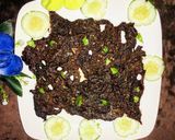 A picture of step 7 of Kilishi(Nigerian beef jerky).