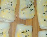 A picture of step 5 of Chicken Alfredo Bread.