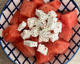 Foto del paso 2 de la receta Ensalada de sandía y queso feta con vinagreta