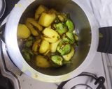 A picture of step 2 of Stuffed potato brinjal.