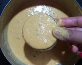 A picture of step 3 of Baigani or baigan Bara.