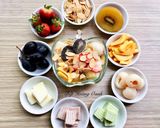 Hình bước làm 4 của món Chè Khúc Bạch, Trái Cây