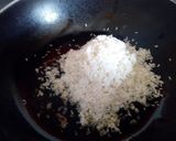 A picture of step 1 of Bengali misti pulao.