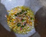 A picture of step 3 of Masala chunk pasta.