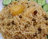A picture of step 8 of Choliya chawal.